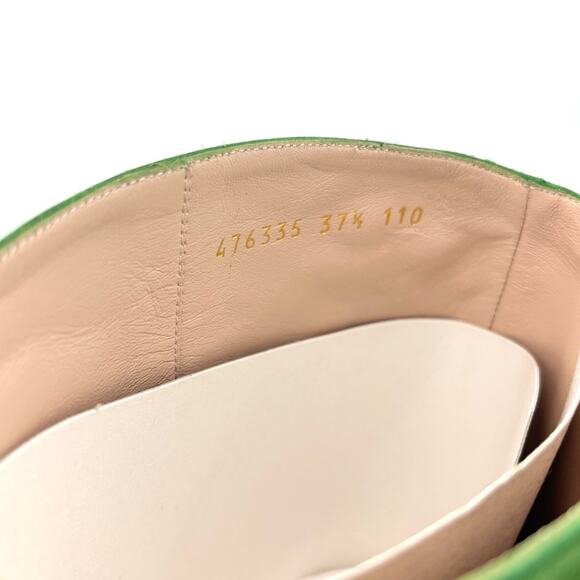 NEW Gucci Candy Dragon Embroidered Bow Crystal Embellished Knee High Boots 37.5 - Picture 10 of 10